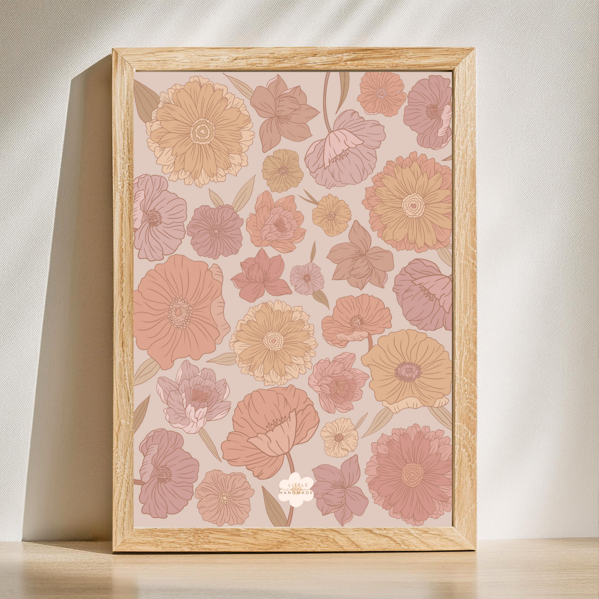 Floral Boho Printable Nursery Wall Art