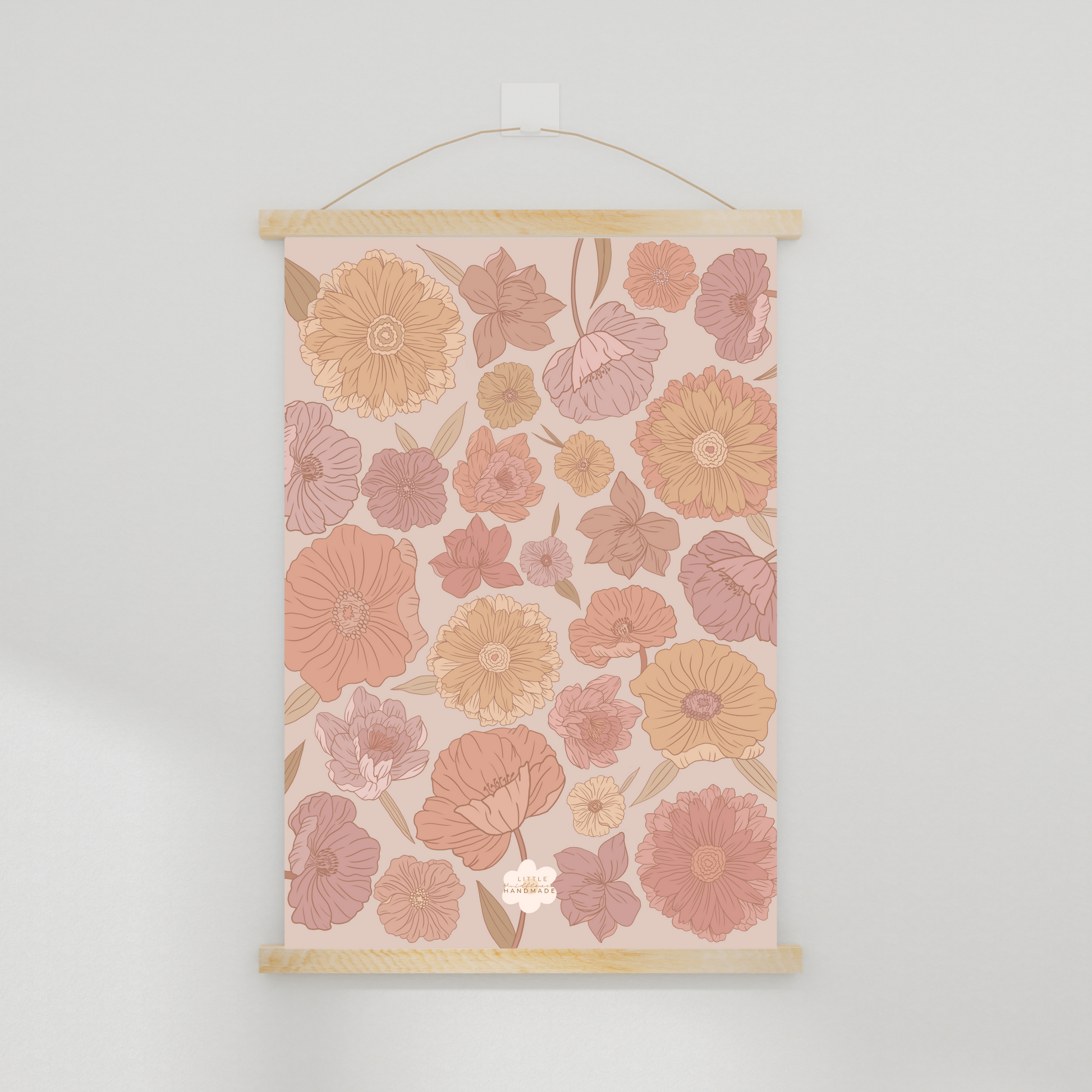Floral Boho Printable Nursery Wall Art