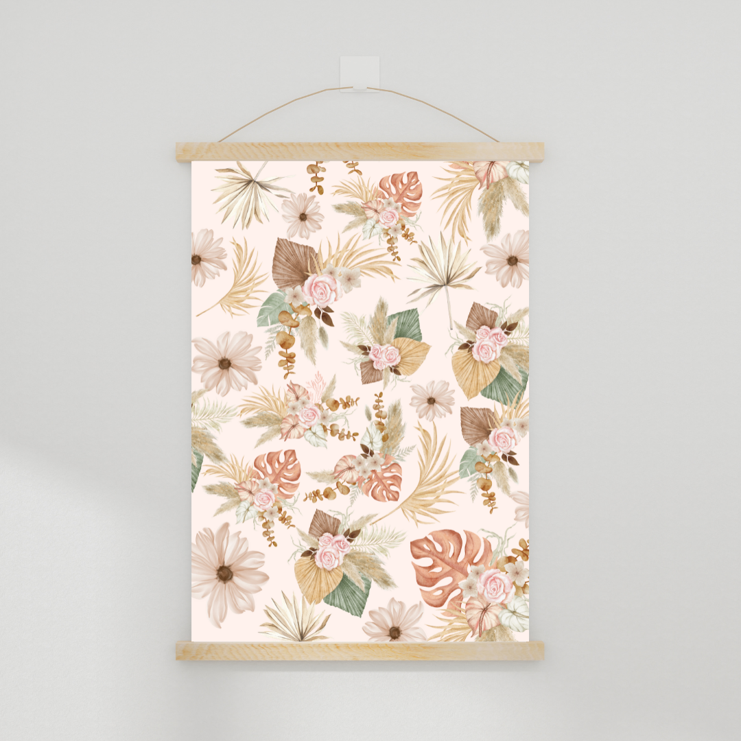 Floral Boho Printable Nursery Wall Art