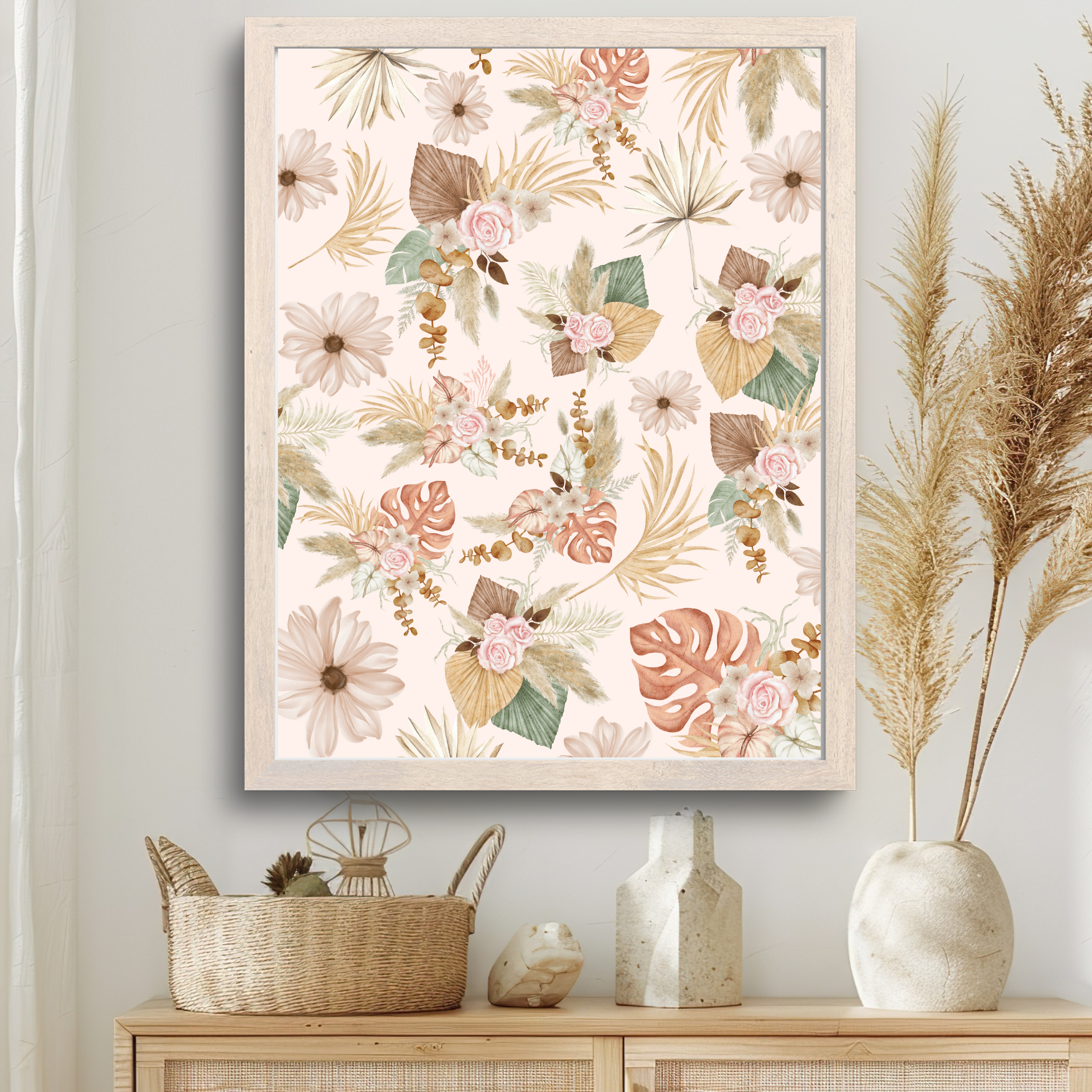 Floral Boho Printable Nursery Wall Art