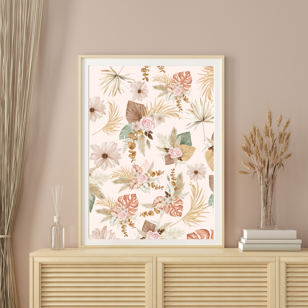 Floral Boho Printable Nursery Wall Art
