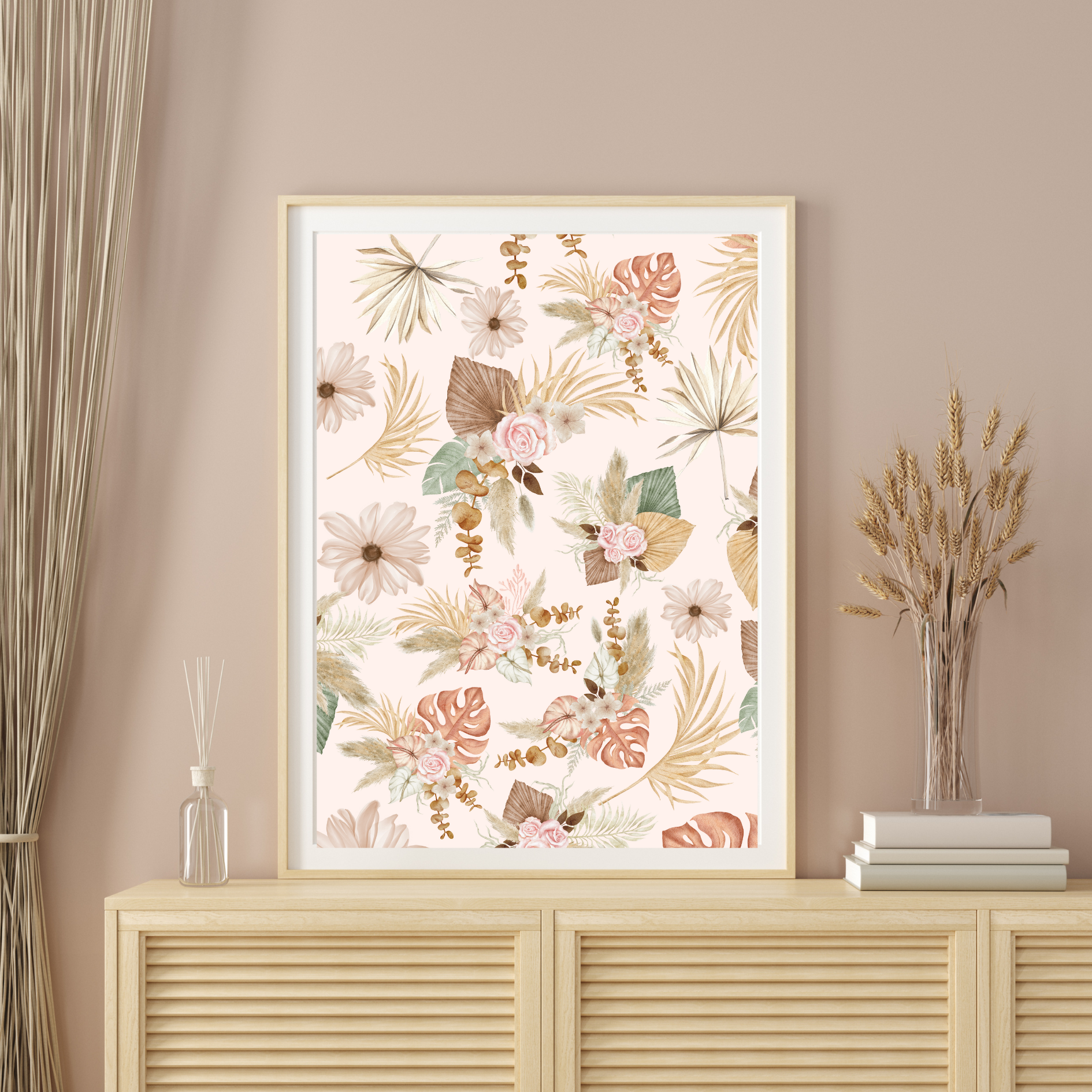 Floral Boho Printable Nursery Wall Art